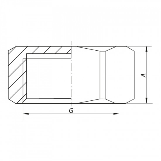 Заглушка 1/2" В Koer KF.P06F (KF0007)