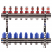 Коллекторный блок с расходомерами Koer KR.1110-09 1"x9 ways (KR2646)