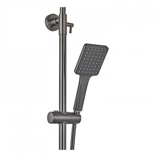 Душова колона із змішувачем та подовжувачем у комплекті Haiba Alex 003-J Graphite (HB3996)