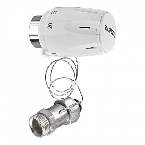 Термоголовка Koer KR.1337 - M30x1.5 с проточным сенсором (KR5219)