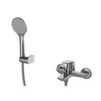 Смеситель для ванной с коротким изливом Koer KB-40008-01 (Цвет хром) (KR3472)