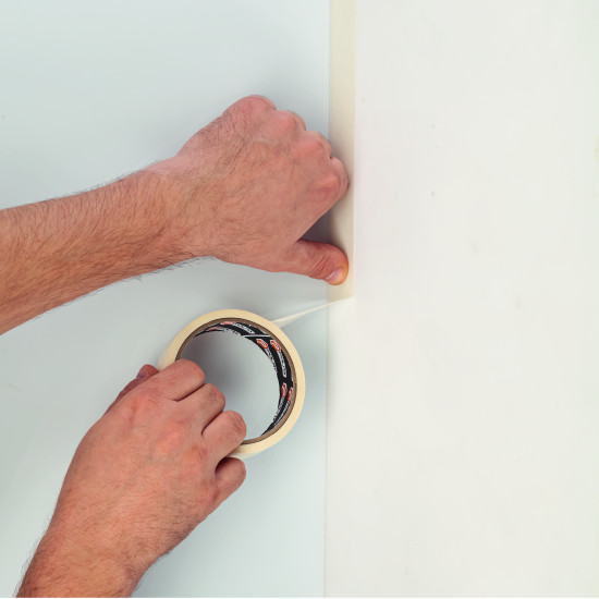 Малярна клейка стрічка Polax Profi 25 мм х 20 м (101-019)