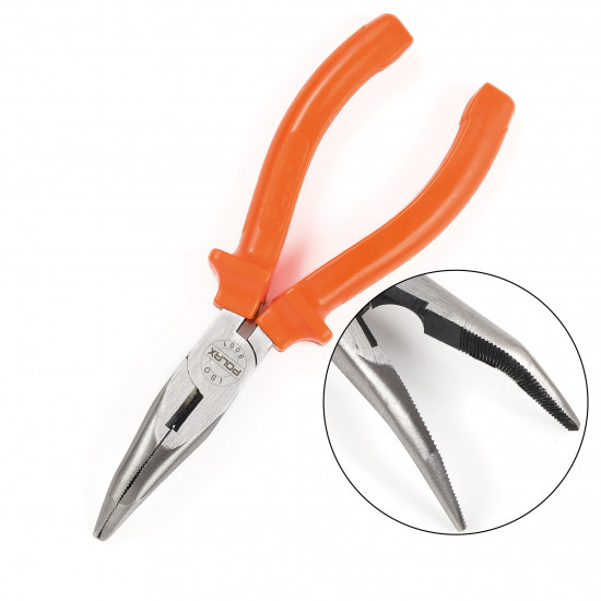 Довгогубці Polax вигнуті CR-V 160 мм (35-025)