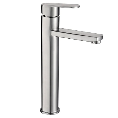 Змішувач для умивальника Mixxus AVA-001-High (нерж. сталь) (MI6175)