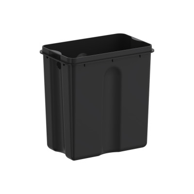 Ведро для мусора с плавным закрытием прямоугольное Koer TC-010315-07 15 л цвет графит (KR5604)