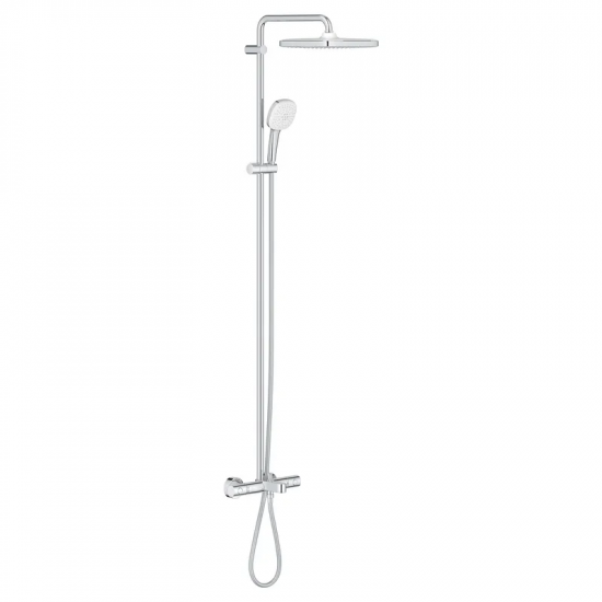 Душова система настінного монтажу з термостатом для ванни Grohe Tempesta System 250 Cube (26691001)