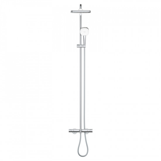 Душова система настінного монтажу з термостатом для ванни Grohe Tempesta System 250 Cube (26691001)