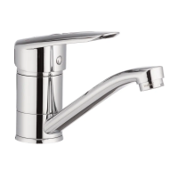 Смеситель для умывальника Haiba Disk 004 (высота 15 см) (HB0053)