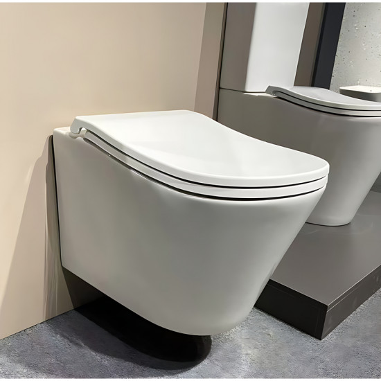 Унітаз підвісний ергономічний Koer TT-0102-T3 520x360x360mm система змиву TORNADO 3.0 (KR5616)