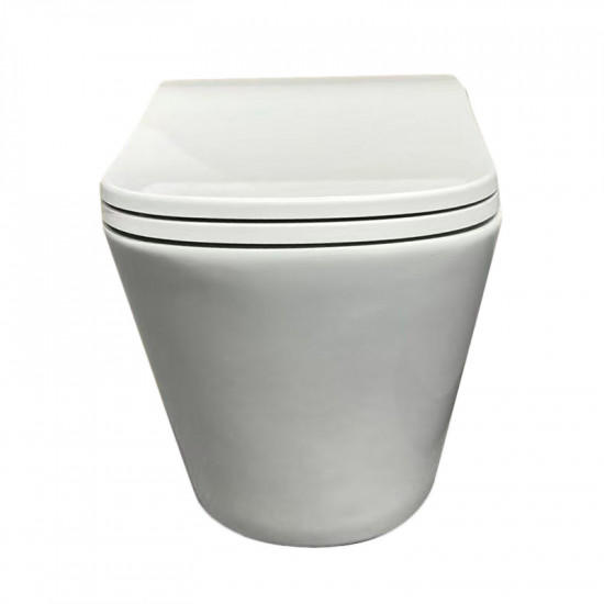 Унітаз підвісний ергономічний Koer TT-0102-T3 520x360x360mm система змиву TORNADO 3.0 (KR5616)