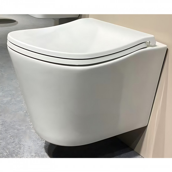 Унітаз підвісний ергономічний Koer TT-0102-T3 520x360x360mm система змиву TORNADO 3.0 (KR5616)