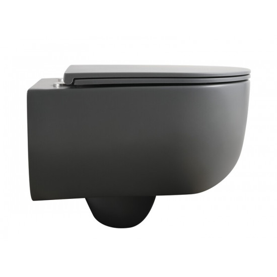 Унітаз підвісний Mixxus Premium TOPPER-0303-R GRAY 495x370x350mm система змиву RIMLESS (MP6657)