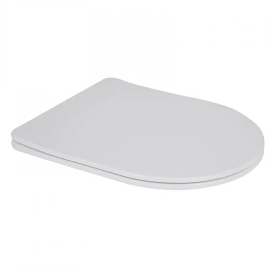 Сидіння-кришка для унітазу Mixxus SEAT COVER ELLIPSE-2001 з мікроліфтом 455x380x60mm (MI6719)