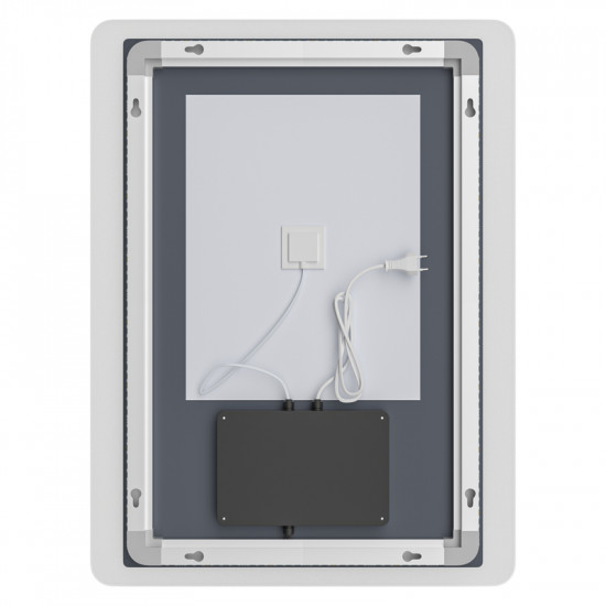 Зеркало Mixxus Premium OLIVARY MR19-80x60-REVERSE (LED Touch, Anti-fog, диммер (3-6,5kK)) (MP6628)