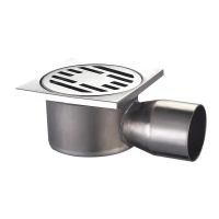 Душевой трап из нержавеющей стали SUS304 Mixxus Drain-02-10x10-90 (угловое отведение) (MI3419)