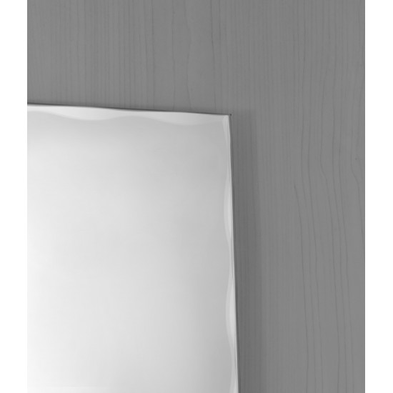 Зеркало настенное Zerix KUBIX MRZ06-700x900-REVERSE прямоугольное с декором (ZX5635)