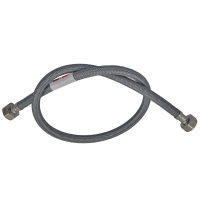 Гибкое подведение Zerix ZHN-02-FF1/2"-040 (нейлоновая оплетка, гайки нерж) (ZX5138)