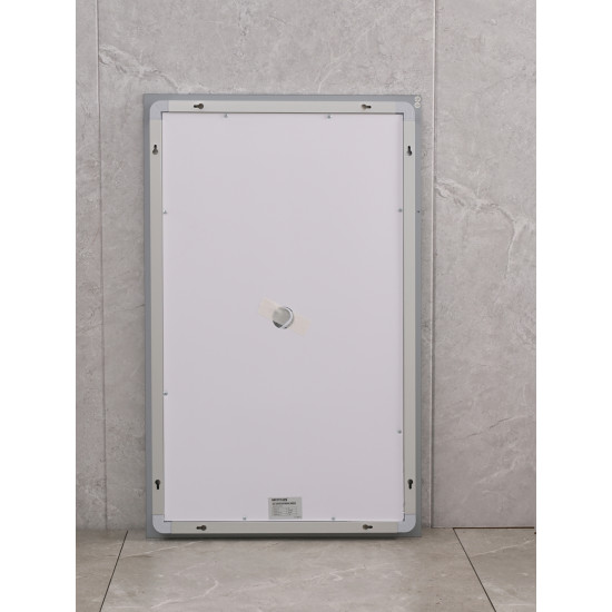 Дзеркало Mixxus HARD MR06-60x80-CASE з LED Touch, Anti-fog, димером, регулюванням яскравості, годин