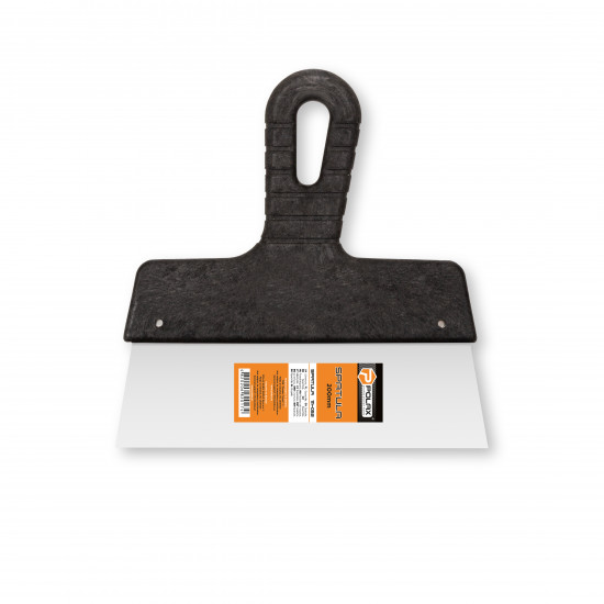 Шпатель Polax з нержавіючої сталі для шпаклівки 200 мм (111-052)