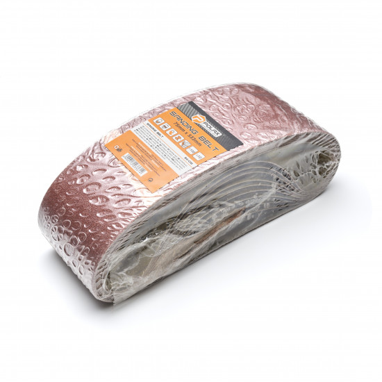 Шліфувальна стрічка нескінченна Polax для стрічкових шліфувальних машин 75*533 мм зерно К100 (54-018)