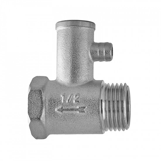 Клапан запобіжний для бойлера Nolf NF.3012 - 1/2" 6BAR нікельований (NF3249)