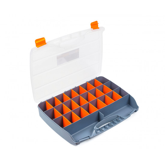 Органайзер пластиковий господарський для зберігання, 24 секції 460х360х80 мм, Polax  (01-011)