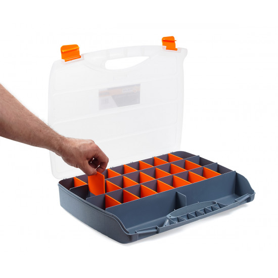 Органайзер пластиковий господарський для зберігання, 24 секції 460х360х80 мм, Polax  (01-011)