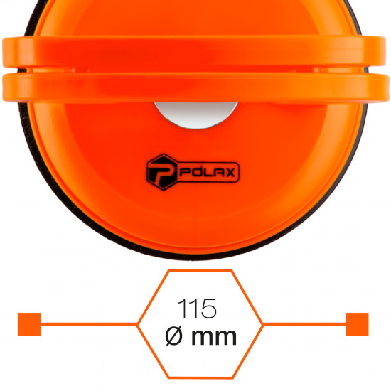 Тримач-присоска для скла та плитки Polax одинарна ⌀115мм, max 40кг (37-186)