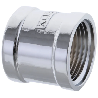З'єднувальна муфта 1" (хром) Koer KF.C10.chr (KF0118) З'єднувальна муфта 1" (хром) Koer KF.C10.chr (KF0118)
