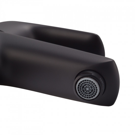Змішувач для умивальника Koer KB-10008-05 (Колір чорний) (KR3471)
