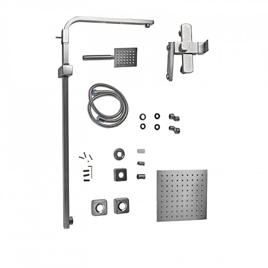 Душова колона зі змішувачем Armata Kub -009-J з нерж. сталі (CH6495)