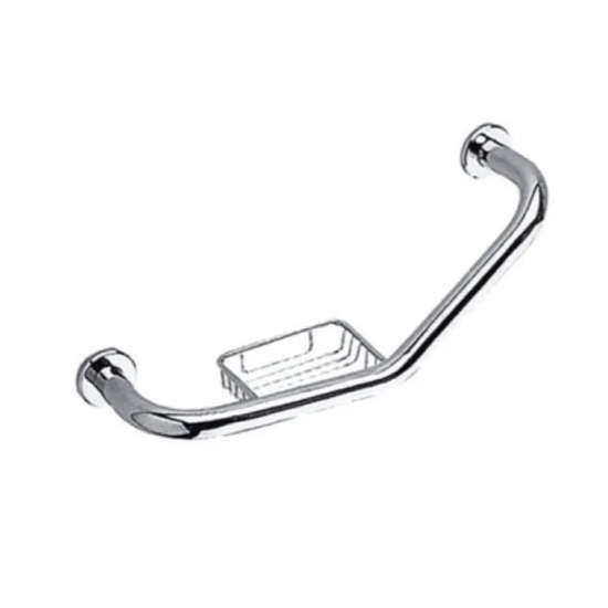 Поручень для ванної з мильницею Zerix Z3519 (ZX0304)