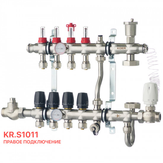 Коллектор с встраиваемым смесительным узлом Koer KR.S1011-4 1 