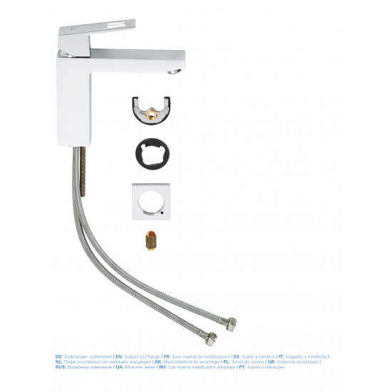 Змішувач для раковини M-розміру Grohe Eurocube (23446000) Змішувач для раковини M-розміру Grohe Eurocube (23446000)