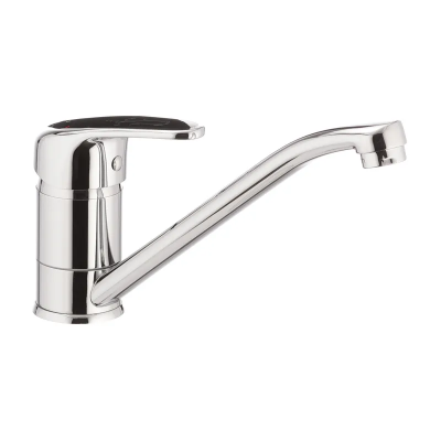 Змішувач для кухні Cron Magic 004 (чорна ручка) (CR0105)