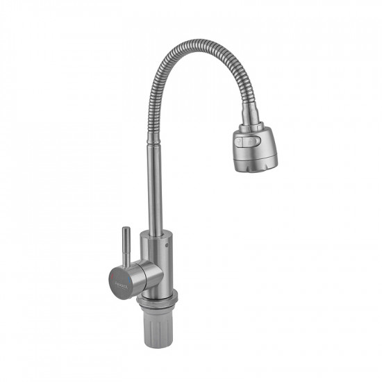 Змішувач для кухні Armata SUS-011 Reflector з рефл. виливом з нерж. сталі  (CH6482)