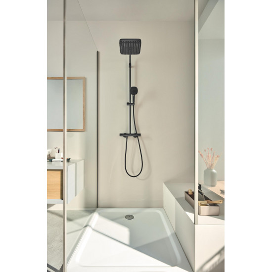 Душова система з термостатом для настінного монтажу Grohe Tempesta System 250 Cube (266892431)