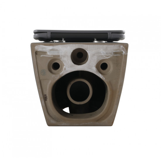 Унітаз підвісний Mixxus Premium ELLIPSE-0309-T1 GRAY 530x360x350mm система змиву TORNADO 1.0 (MP665