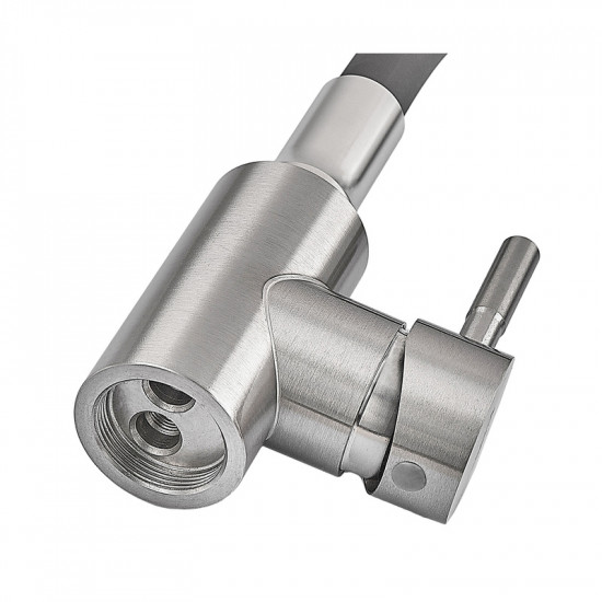 Смеситель для кухни Armata SUS-011 Refl.Gray с силиконовым изливом (излив серый) (CH6481)