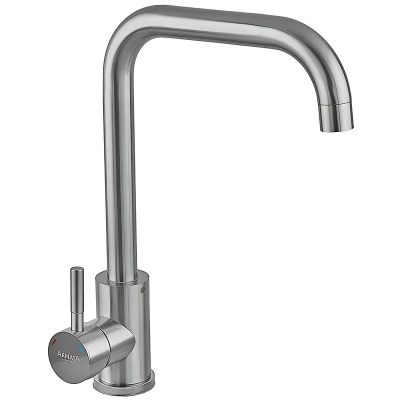 Змішувач для кухні Armata SUS-011-G(N) з нерж. сталі (без підведення)  (CH6487)