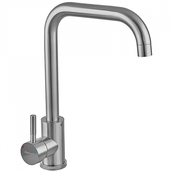 Змішувач для кухні Armata SUS-011-G(N) з нерж. сталі (без підведення)  (CH6487)
