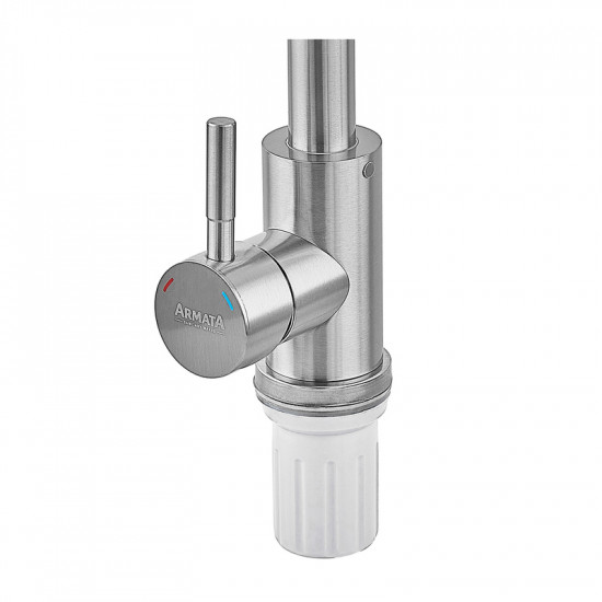Змішувач для кухні Armata SUS-011-G(N) з нерж. сталі (без підведення)  (CH6487)
