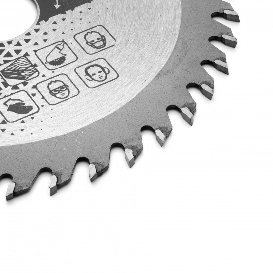 Диск пильный Polax по дереву с твердосплавными напайками 125x22.2/20, 40Т (54-155)