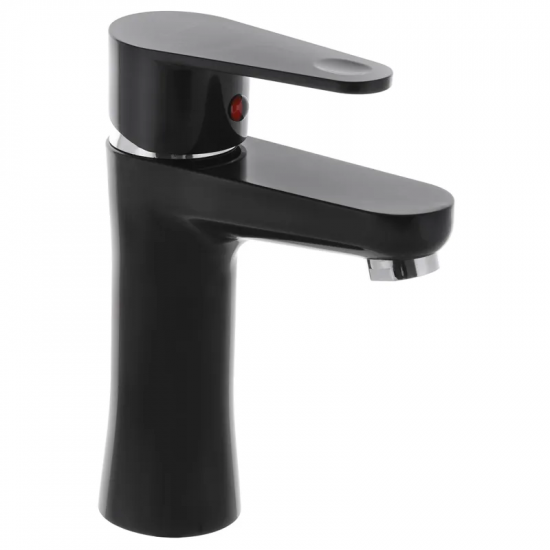 Смеситель для раковины Plamix Vega-001 Чёрный (без подводки) (PM0571)