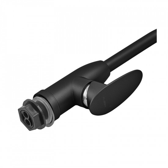 Змішувач для кухні Plamix Cezar-011-B SET Matte black (з підведенням) (PM0668) Змішувач для кухні Plamix Cezar-011-B SET Matte black (з підведенням) (PM0668)