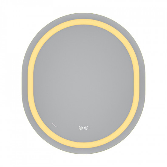 Зеркало Mixxus Premium ELLIPSE MV05-80x70-REVERSE (LED Touch, Anti-fog, диммер (3-6,5kK)) (MP6643)