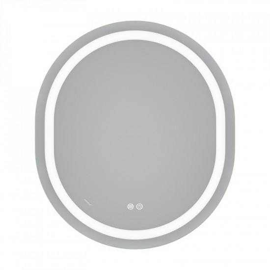 Зеркало Mixxus Premium ELLIPSE MV05-80x70-REVERSE (LED Touch, Anti-fog, диммер (3-6,5kK)) (MP6643)