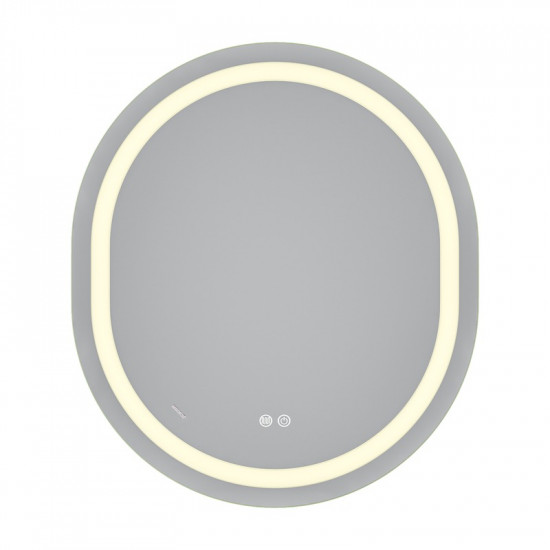 Зеркало Mixxus Premium ELLIPSE MV05-80x70-REVERSE (LED Touch, Anti-fog, диммер (3-6,5kK)) (MP6643)