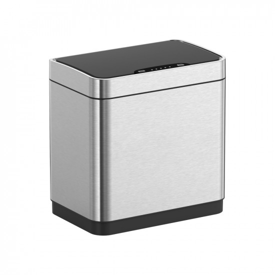 Відро для сміття сенсорне прямокутне Koer TC-020312-02 12 л колір нержавійка (KR5586)