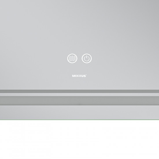 Зеркало Mixxus Premium QUADRO MR20-120x80 (LED Touch, Anti-fog, димер, линза) (MP6624)
